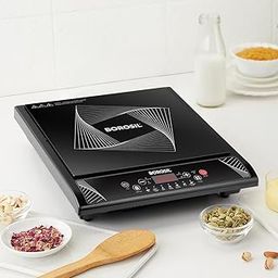 Borosil Smart Kook 1200W Induction | 7 Preset Indian Menu with Keep Warm & Manual Mode | Auto Cut-Off, LED Display, Overheat Protection, Crystal Glass Top, Child Lock, 8 Power Levels | 1 Year Warranty-picture-15