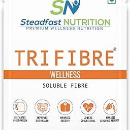 Steadfast Nutrition Tri Fibre | Clear Soluble Fiber Supplement for Healthy Gut & constipation relief | Gluten Free | Prebiotics | Unflavoured | 240g (Pack of 30 Sachets)-25