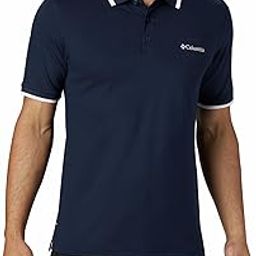Men's Polyester Regular Fit Cove Dome Butte Solid Pique Polo-image-6
