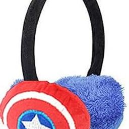 Boy's & Girl's CAP Winter Warm Knitted Earmuffs Faux Fur Ear Muffs Ear Warmers (Blue)-image-0