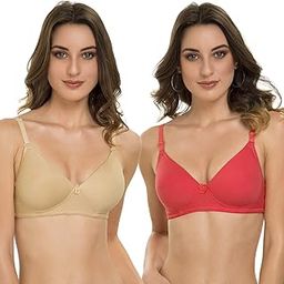Medium Padded Cotton Rich Bra - Full Coverage, Seamless, Multiway Straps, Wirefree Everyday T-Shirt Bra-image-10