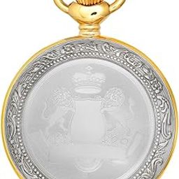 DWA011 Classic Collection Analog Display Mechanical Hand Wind Pocket Watch, Mechanical-image-7