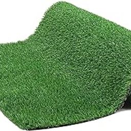GANGJI High Density 20 mm Artificial Green Grass Carpet Mat for Balcony, Lawnmat, Floor Mat, Doormat, Waterproof Turf Mats for Terrace, Garden Mats Washable Anti Skid-image-24