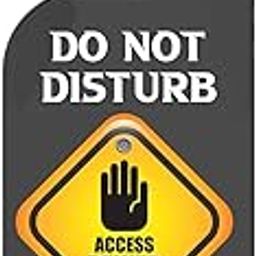 THE QUIRKY HOME Do not Disturb Really Just don't Do not Disturb Door Knob Hanger,DND Privacy Sign for Home, Office, Hotel, Rooms-image-37