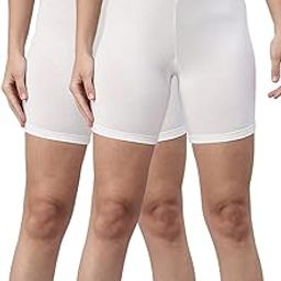 Cotton Stretchable Solid Coloured Skinny Fit Knee Length Yoga/Cycling/Sports Shorts for Women-image-29