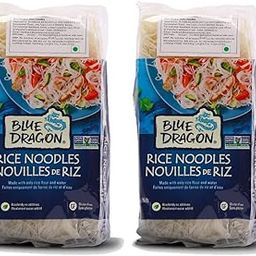 Blue Dragon Rice Noodles | Rice Flour, Water, Peanuts & Tree Nuts | Vegan | No Preservatives & Gluten Free | No Artificial Colors | Rice Noodle Packet - 250g (Pack of 2)-image-73
