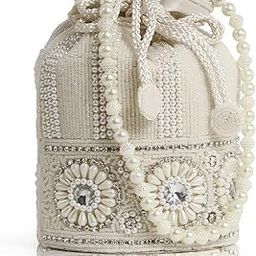 Silk Handmade Wedding Bag Stylish Color & Design Women's & Girl's Wristlets Potli-image-7