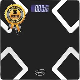 Pigeon Opal Weighing Machine for Body Weight Machine| Digital Bathroom Scale for Weight Measurement| Weighing Scale with LCD Display| 36 Months Warranty, Black, 180 Kg-26