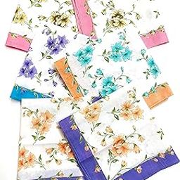 100% Pure Cotton Multicolored Attractive printed Hankies for boys, girls,kids, babies(Set of 6)-picture-18