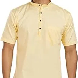 rajubhai hargovindas Men's Premium Cotton Short Kurta-picture-7