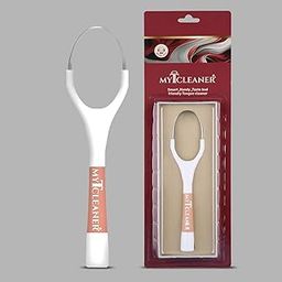 MyTCleaner Stainless Steel Tongue Cleaner for Oral Hygiene | BPA-Free Grip | Removes Bad Breath, Bacteria & Coating | Reusable, Rust-Proof Tongue Scraper for Men & Women | Peach-image-95