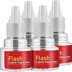 Good knight Gold Flash, Mosquito Repellent Refill | Pack of 4 (45ml each)-image-4