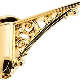 UJEAVETTE Glass Shelf Bracket Baroque Replacement Wall Mount Bathroom Gold-image-54
