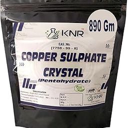 KNR Copper Sulphate Crystal 890 Gm | Neela Thotha for Plant and Gardening and Swimming Pool & Algae Removal | Mor Thuthu,Blue Vitriol, CuSO4 Crystal (890 Gm)-image-63