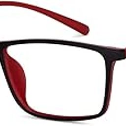 LENSKART BLU | Zero Power Bluecut & Antiglare Computer Eyeglasses | Full Rim Rectangle | For Men and Women | Large | LB E14255-image-86