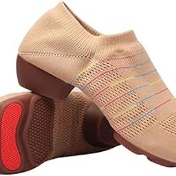 Women's Dance Shoes Flying Weave Lightweight Dance Shoes-image-88