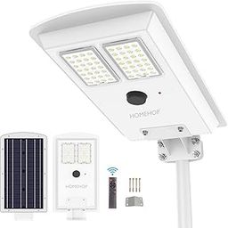 Homehop Aluminium 250W All In One Solar Street Lights Outdoor Waterproof Wall Lamp For Home Garden With Remote, Automatic On/Off, 30Ah Lifepo4 Battery-image-35