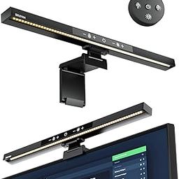 BlitzMax Monitor Light Bar with Remote Control, USB Computer Monitor Lamp, Eye-Care Screen Light Bar, Adjustable Color Temperature, Stepless Dimming, No Screen Glare Desk lamp Home Office Game-22