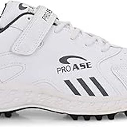 Pro ASE Lightweight Cricket Shoes - Durable & Comfortable | Ideal for Turf, Ground & Hard Surfaces | Allrounder Design with Studs, Velcro & Superior Grip | White, Blue, Grey-picture-15