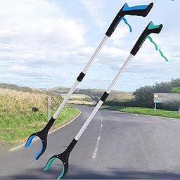 ATORSE Grabber Picker Pickup Tool Protable Heavy Duty Grabber Reacher Tool for Home Blue-picture-17