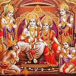 Ashvath God Shree Ram Parivar Design Backdrop Curtain for Decoration Backdrop Cloth for Pooja Decoration Traditional / Background Curtain Cloth for Pooja / Festival.... Fabric -- Polyester Taiwan Fabric... Size---5 Feet height and 8 Feet width(5*8)... Washable fabric-image-7