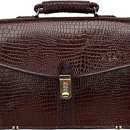 17 Inch Men's Leather Briefcases Laptop Office Bags-picture-25