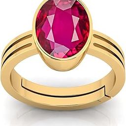 7.25 Ratti 6.00 Carat A+ Quality Natural Burma Ruby Manik Unheated Untreatet Gemstone Gold Ring for Women's and Men's(GGTL Lab Certified)-image-19