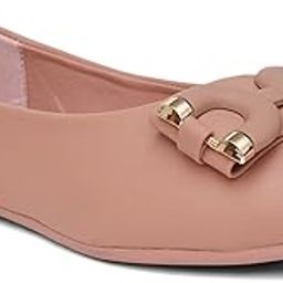 Women’s Ballet Flats with Decorative Bow | Soft & Comfortable Casual Slip-On Shoes-image-7