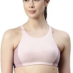 Women's Cotton Sports Bra - Medium Support, Non-Padded, Non-Wired, Full Coverage, Pop-On Style-11