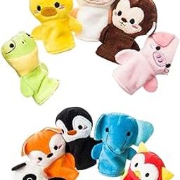 LR Decor 10 Pieces Kawaii Story Telling Time Finger Puppets Kids Preschool Role Play-image-68