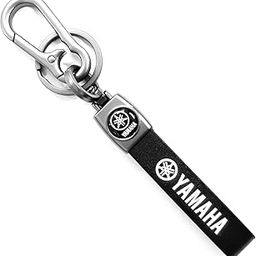 YaaNatural Yaa Catchy Premium Leather & Metal Bikes Hook Antirust Keychain Compatible With Yamaha Unique Stylish Look For Men Women Keyring For |Mt15|Fz|R15|Fasino|V3|Ray|Rx100|Yamaha Lovres, Black-image-14