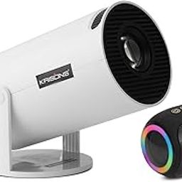 Krisons Razor-003 Smart LED Projector with 720p HD Resolution with Free 10 W Bluetooth Speaker, Built-in Streaming Apps(Netflix etc.), 3500 Lumens, Screen Mirroring,1+16GB,Android+BT+WiFi-2
