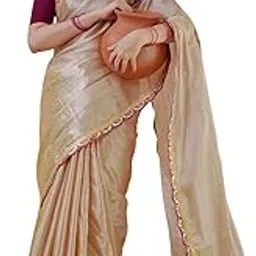 yashika Women Chanderi Silk Solid Lace Boder Saree With Unstitched Blouse Piece |saree for Women | New Sari | Latest Saree-picture-41