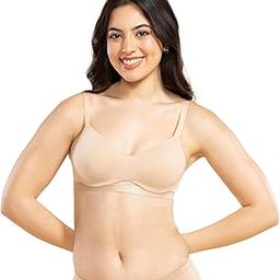 Innovations Cloudsoft, Invisi Neckline Women's Cotton Everyday T-Shirt Lift Bra - Padded, Wired, High Coverage - A132-image-22