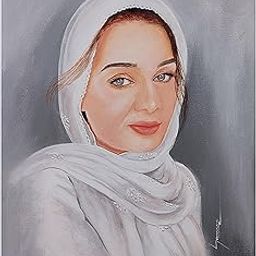 Artist Samreen Handmade Paintings- Customized Portrait Painting in Oil Colors. Oil Painting. (single face)-image-10