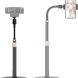 Etubby Webcam Stand Phone Holder [Extension-Type] Desktop Stand Flexible Gooseneck Video Stand Camera Mount for Cellphones, Logitech Webcam C922 C930e C920S C920 C615, Etc. (1/4" Threads)-8