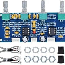 XH-A901 NE5532 Tone Board Preamp – HiFi Audio Preamplifier Module with Adjustable Treble, Bass & Volume – Stereo Sound Processor for DIY Audio Amplifiers-22