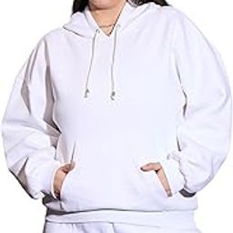 White Fleece Hoodie-image-51