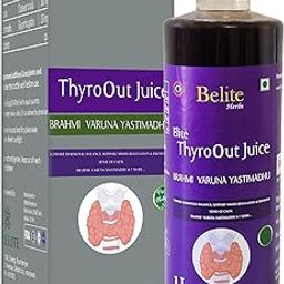 BELITE Thyro-Out Juice - Quality herbs Blend for Thyroid Support & Hormonal Balance - Aids Digestion, Detoxification, and Urinary Health, maintains cognative & optimal thyroid function - Infused with 9 Herbs - 1 Liter-image-69