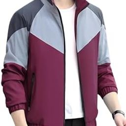 Polyester Fashionable Winter Jacket Stylish Hoodie Comfortable Casual Full Sleeves Huddy For Men Adult Boys (X-Large, Maroon)-image-4