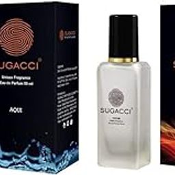 S SUGACCI Vivo Aqui - Perfume for Men and Women - Eau de Parfum - 10 x More Perfume than Deo - 50ML x 2 - Combo Pack-image-30