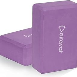 Airavat Yoga Block, High Density EVA Lilac Foam Blocks for Yoga, Pilates, Yoga Brick Meditation, Aid Balance, Support and Deepen Poses - Non-Slip Lightweight Durable (Pack of 2 Pcs)-picture-12