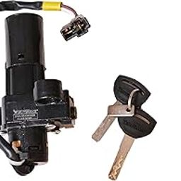Deutsche Ignition Lock Switch with Keys For Bike Ignition Lock Switch with Two Keys BAJAJ PULSAR BS-IV |DEUS-0438B-8