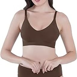 Lightly Padded Invisi-Fit and Panty Set | Seamless Polyamide Fabric | Wire-Free Full Coverage Bra | Mid-Rise Hipster Panty | Hook-and-Eye Closure | Elastic-Free Comfort | Everyday Casual Wear-picture-1