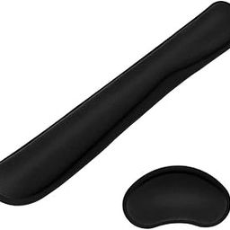 Readaeer Memory Foam Keyboard and Mouse Wrist Rest, Lightweight Support Pad for Easy Typing&Pain Relief, Durable&Comfortable Wrist Cushion Fit for Office, Computer and Home-23
