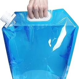Soletal 5 Liter Portable and Convenient Collapsible Water Tank Container Bag for Outdoor Adventures and Emergencies (5 Liter)-image-3