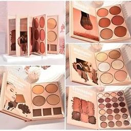 TZEP 4 in 1 Multipurpose Makeup Book Eyeshadow Highlighter All in One Makeup Book Palette - (Pack of 1)-image-37
