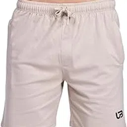 ramraj cotton Men Beige Combed Cotton with Side Zipper Shorts-AGS6-picture-41
