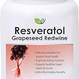 Resveratrol Grapeseed Redwine supplement - 60 Capsules-image-65