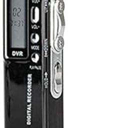 TIWCEM� Spy Digital Voice Activated Recorder for Lectures/Meetings/Class, 8GB Memory, Store 160 Hours Sound/Audio Recording Dictaphone Device with Playback,MP3 Payer,Display (Black) 10-17